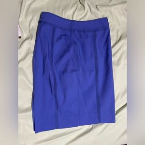 White House Black Market Mini Skirt // Perfect Form // Blue // Size 0
